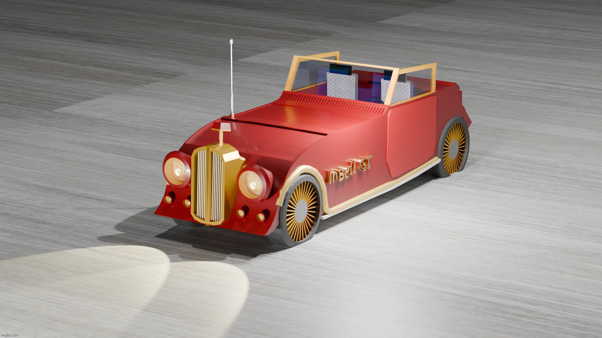 Looks... royal! LMK your thoughts! | image tagged in blender,3d,1939 dusenberg j,model j,royal,inbell gt | made w/ Imgflip meme maker