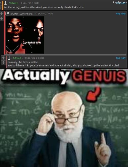 image tagged in actually genius | made w/ Imgflip meme maker