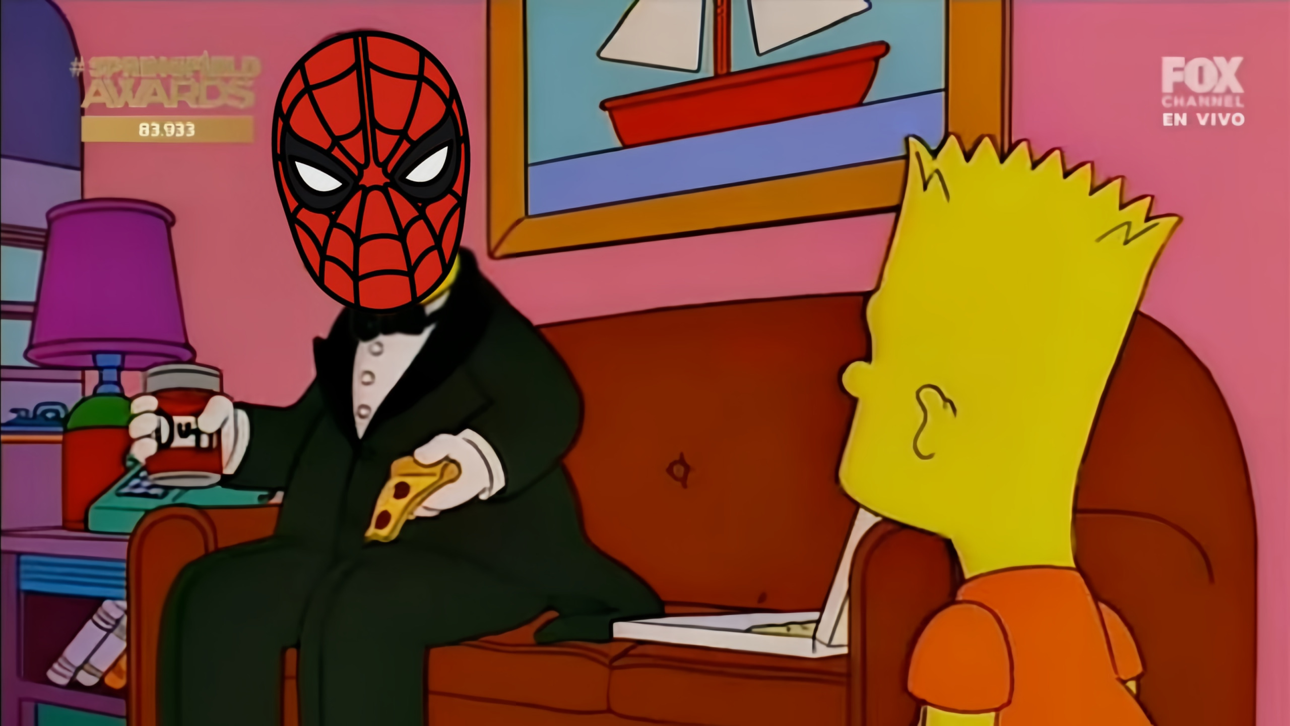 ¿Homero por qué tan elegante? Blank Meme Template