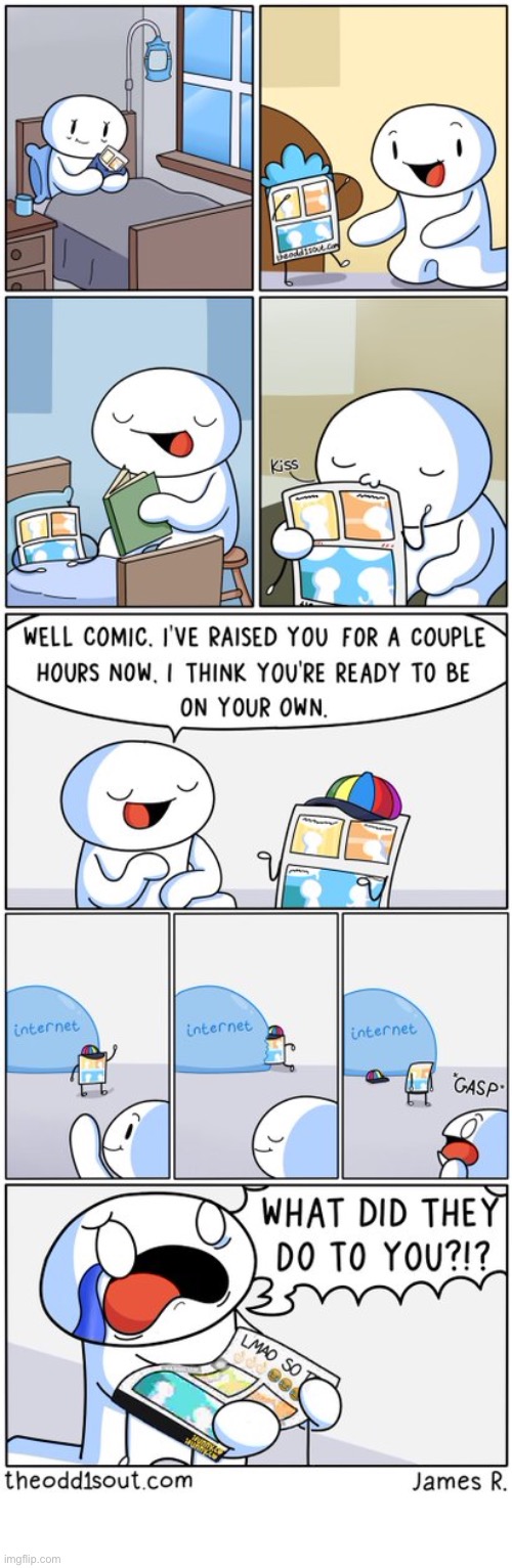 The Odd 1s Out | image tagged in comics,the odd 1s out,web comic,raised up,high hopes,disappointment | made w/ Imgflip meme maker