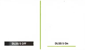 dlss 5 on/off Blank Meme Template