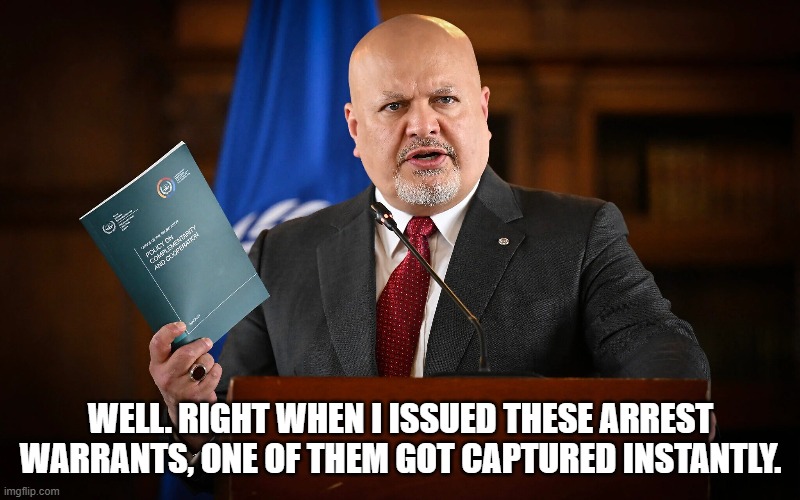 WELL. RIGHT WHEN I ISSUED THESE ARREST WARRANTS, ONE OF THEM GOT CAPTURED INSTANTLY. | made w/ Imgflip meme maker