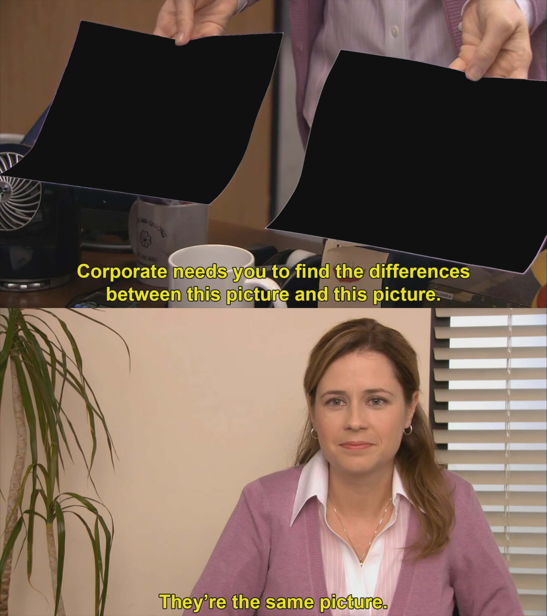 Same picture Blank Meme Template