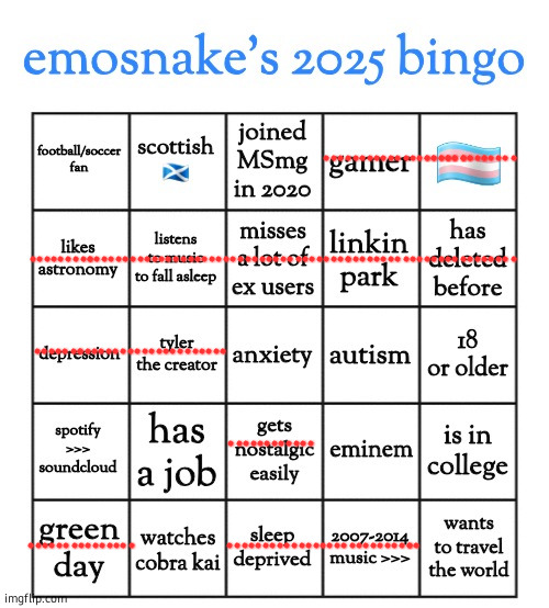 eminem ragebait | image tagged in emosnake's 2025 bingo | made w/ Imgflip meme maker