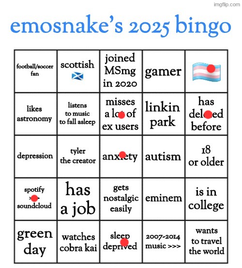 this one is a miss for me brochacho | image tagged in emosnake's 2025 bingo | made w/ Imgflip meme maker