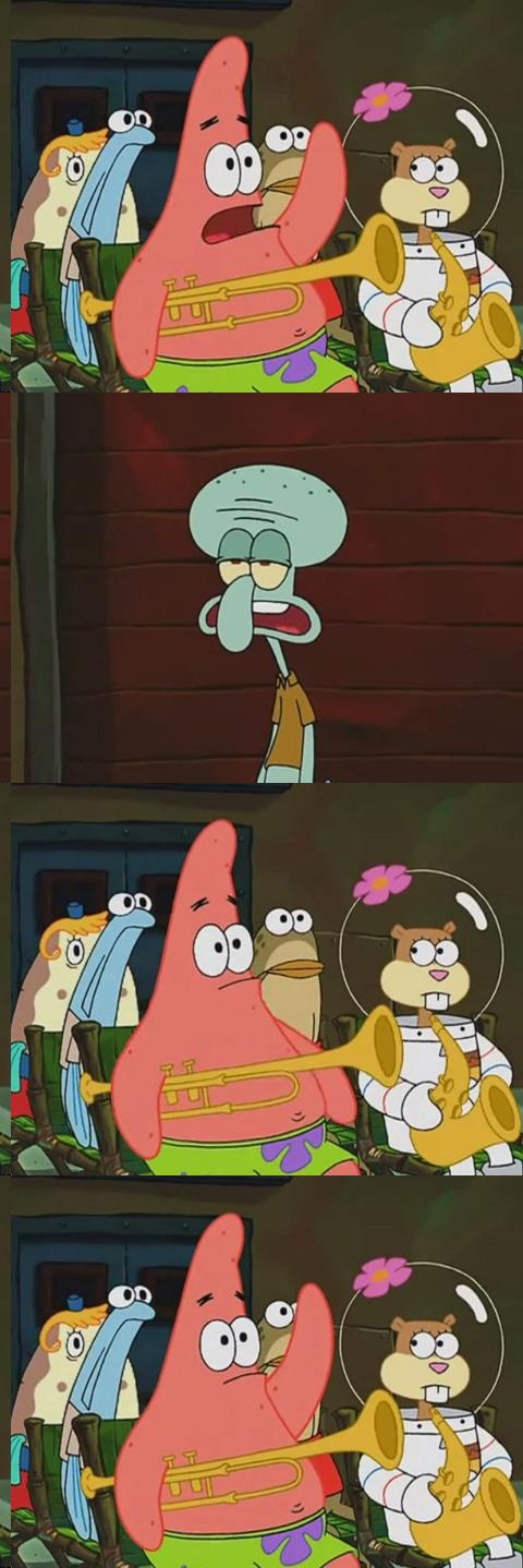 No Patrick Template Blank Meme Template
