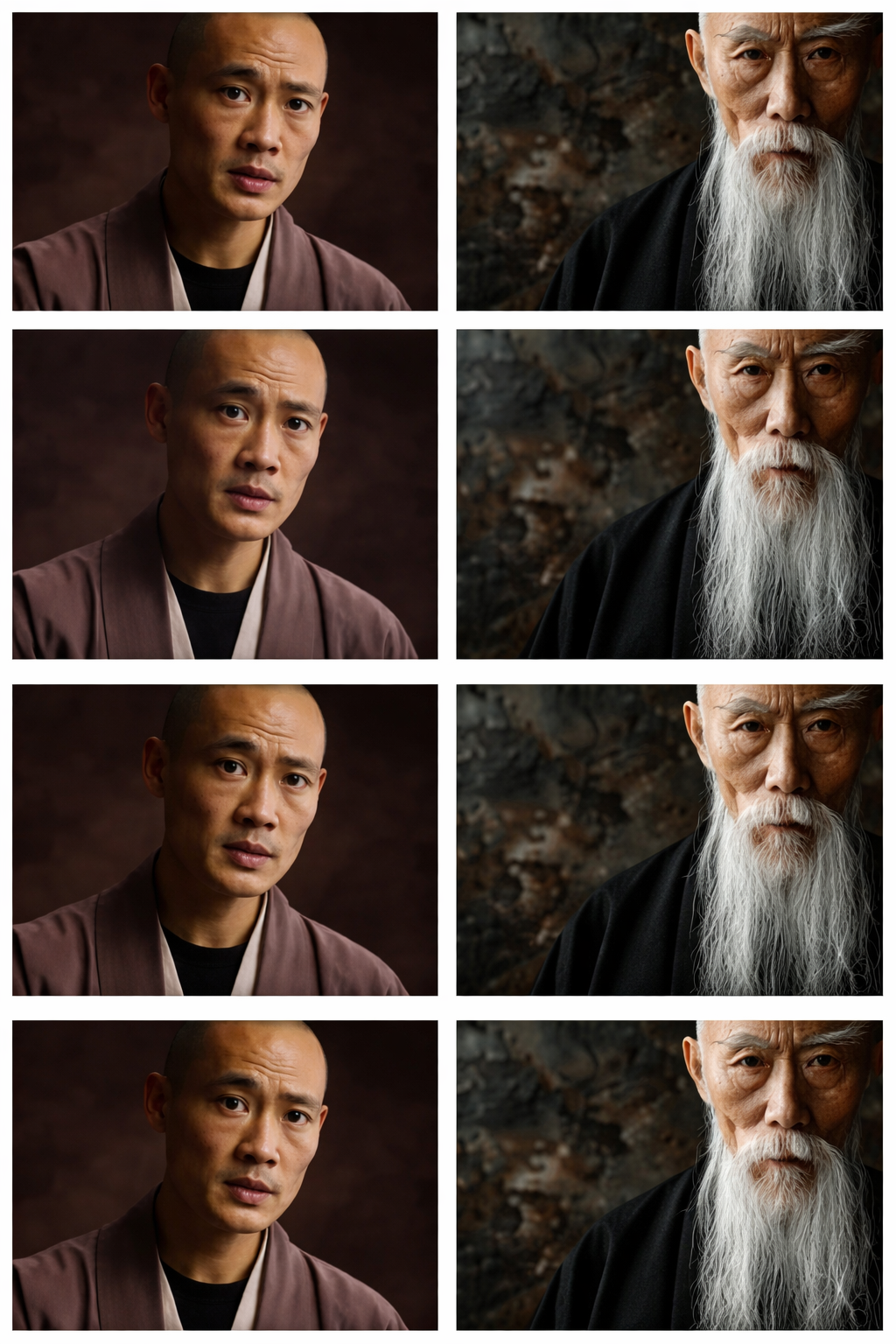 Kung-fu master and apprentice Blank Meme Template