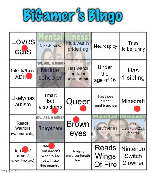 BiGamer’s BIngo v2 | image tagged in bigamer s bingo v2 | made w/ Imgflip meme maker