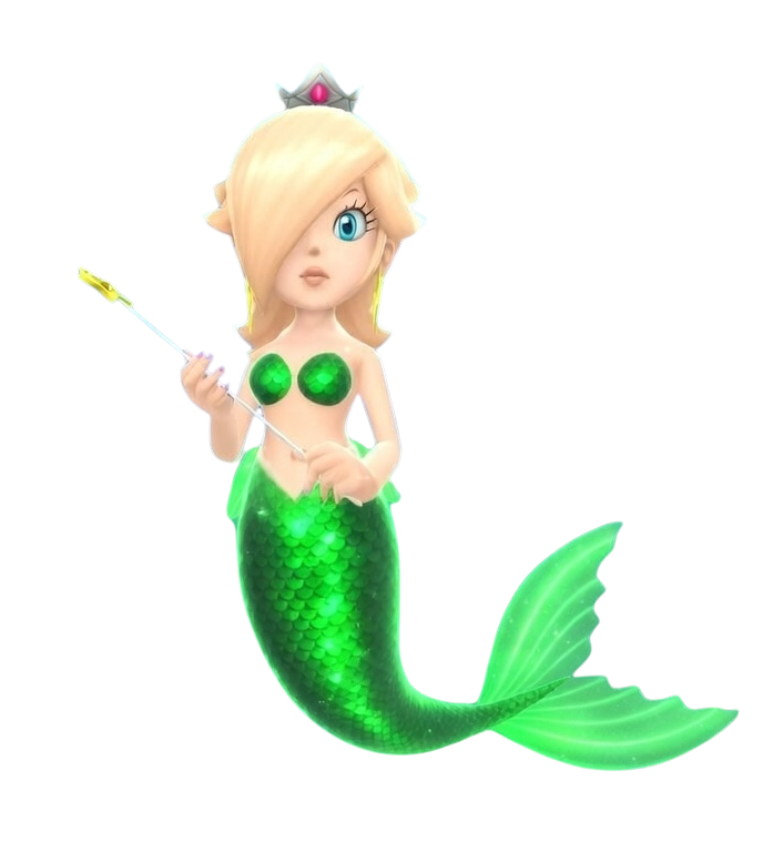 Mermaid Rosalina Blank Meme Template