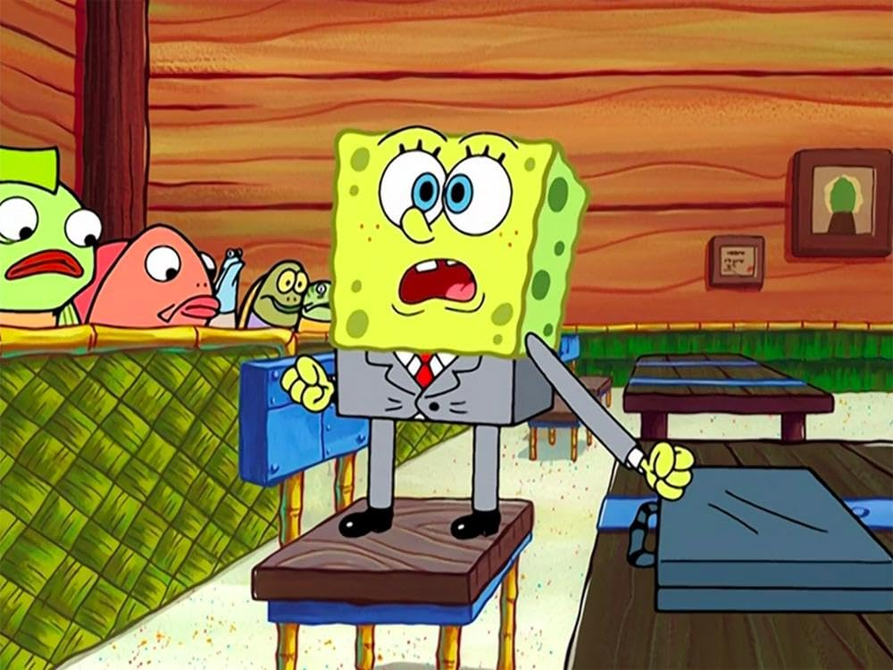 Spongebob Court Blank Meme Template