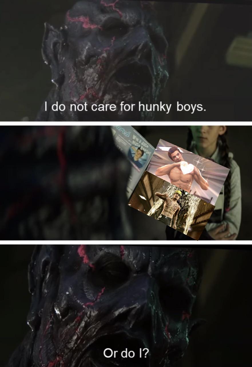 Psycho Goreman cares not for hunky boys Blank Meme Template