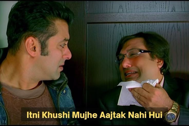 Govinda's happy tears Blank Meme Template