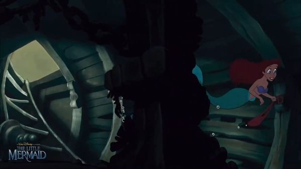 Ariel exploring Blank Meme Template