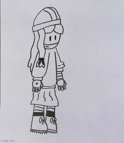 New OC, and I haven't named her yet, do any of you have any ideas | image tagged in murder drones | made w/ Imgflip meme maker