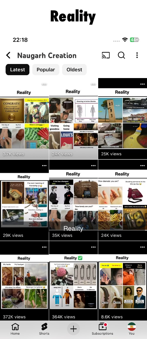 Reality Blank Meme Template