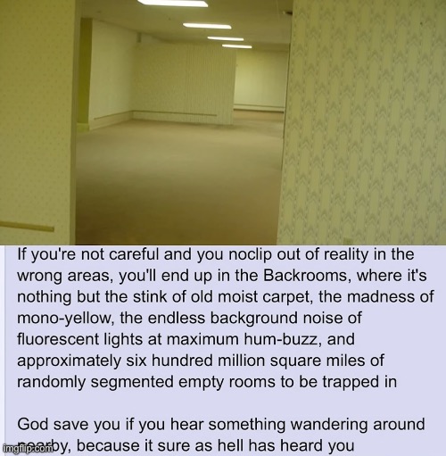 i remember | image tagged in backrooms | made w/ Imgflip meme maker