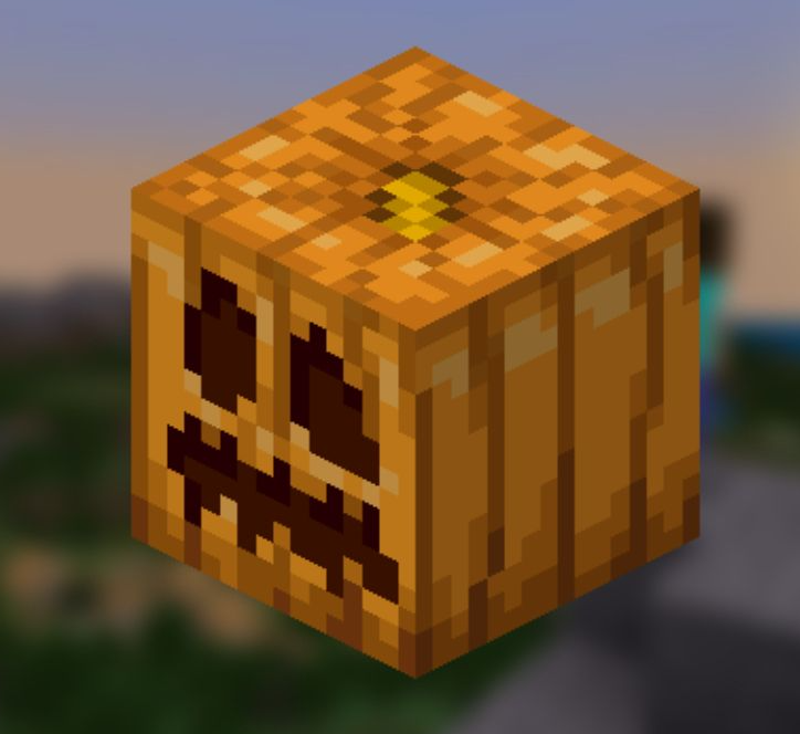 Minecraft Pumpkin Blank Meme Template