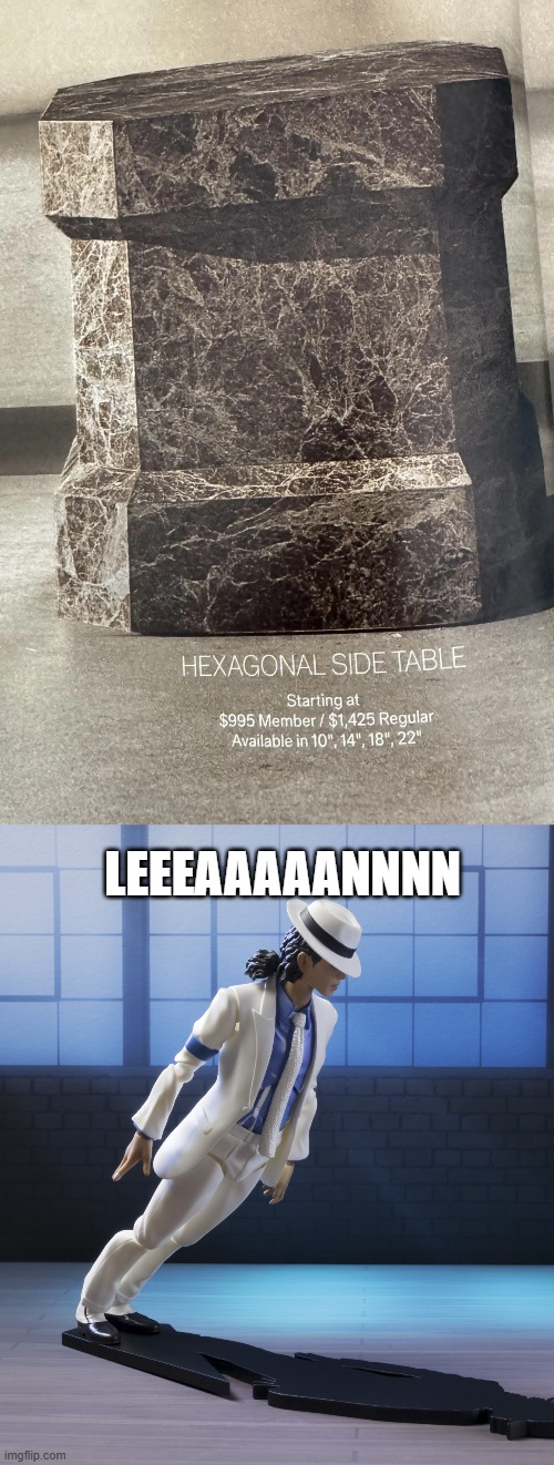Lean On | LEEEAAAAANNNN | image tagged in michael jackson smooth criminal lean | made w/ Imgflip meme maker