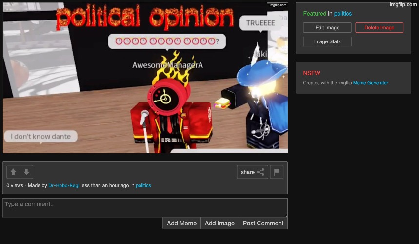 made w/ Imgflip meme maker