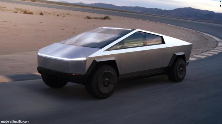 porygon ass truck | image tagged in cybertruck | made w/ Imgflip meme maker