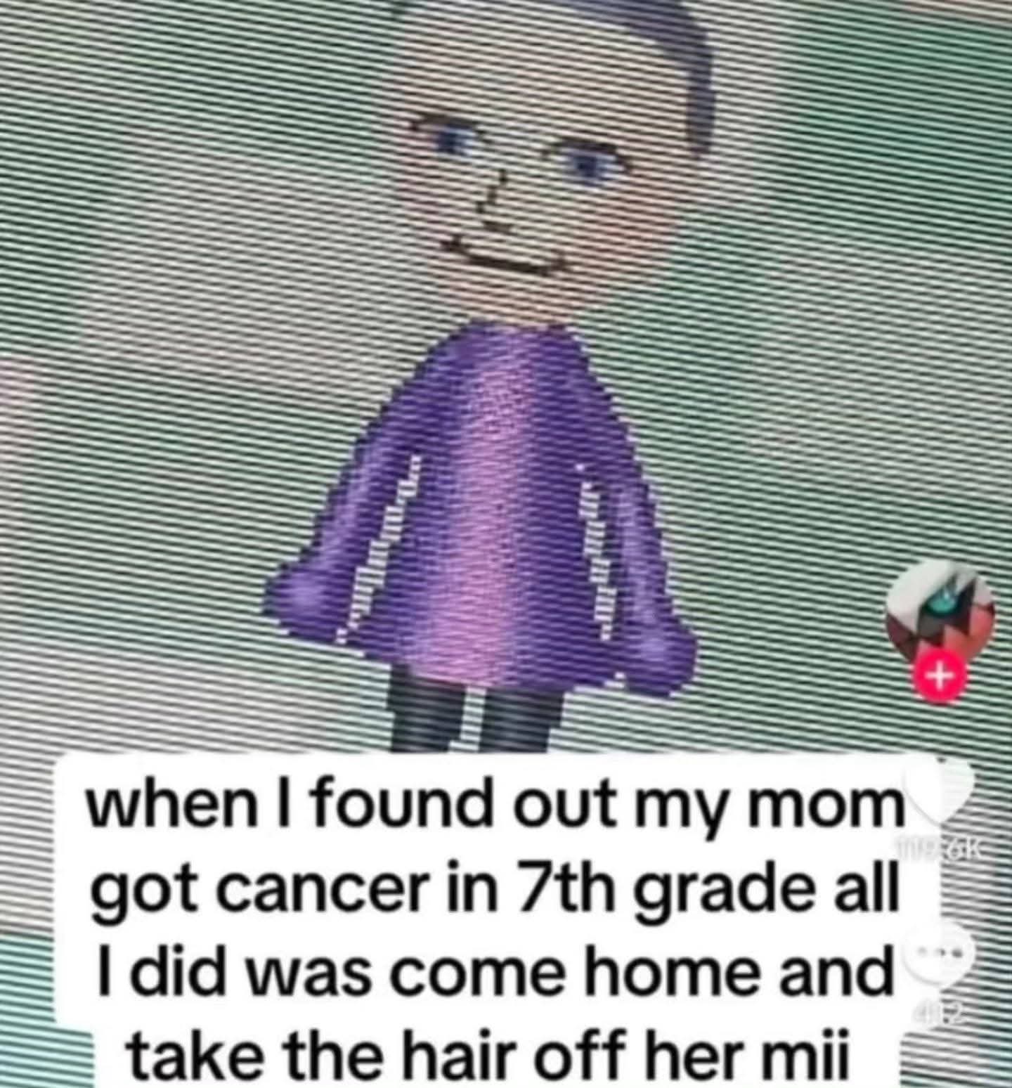 when I found out my mom got cancer in 7th grade Blank Meme Template