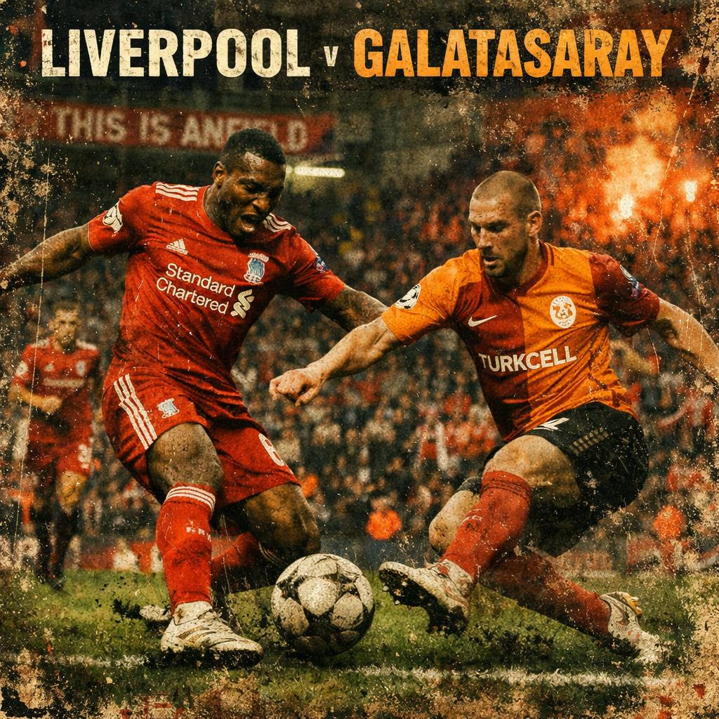 LIVERPOOL v GALATASARAY Blank Meme Template