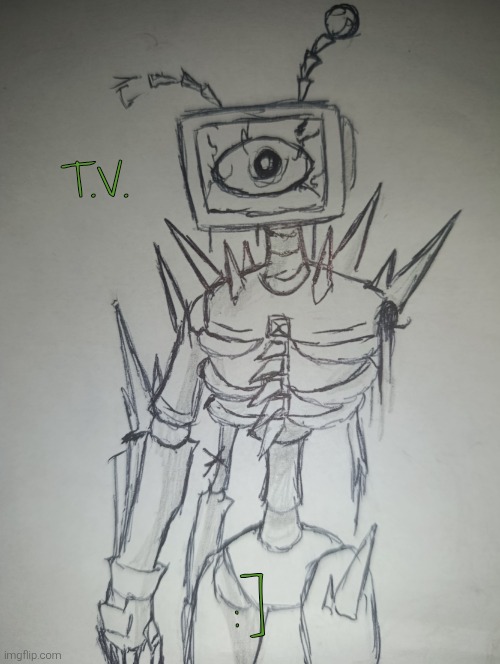 T.V. (request from Spamtonium1997 ) | T.V. :] | image tagged in t v | made w/ Imgflip meme maker