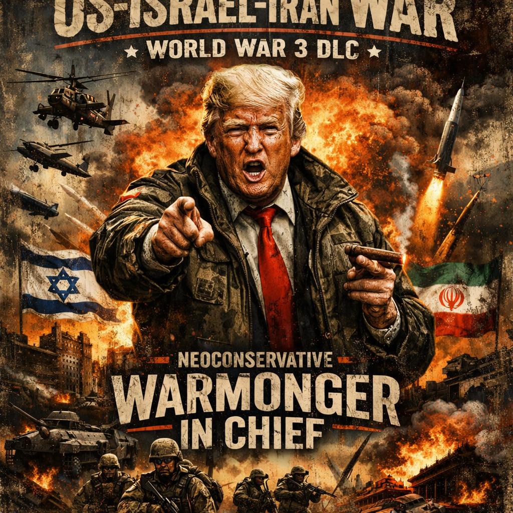 Donald Trump, Neoconservative Warmonger in Chief Blank Meme Template