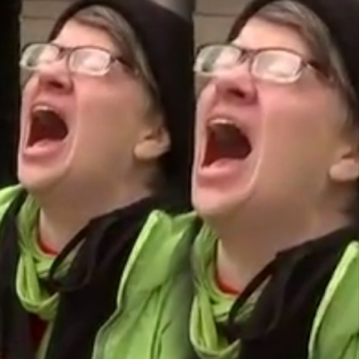 Crazy liberal Blank Meme Template