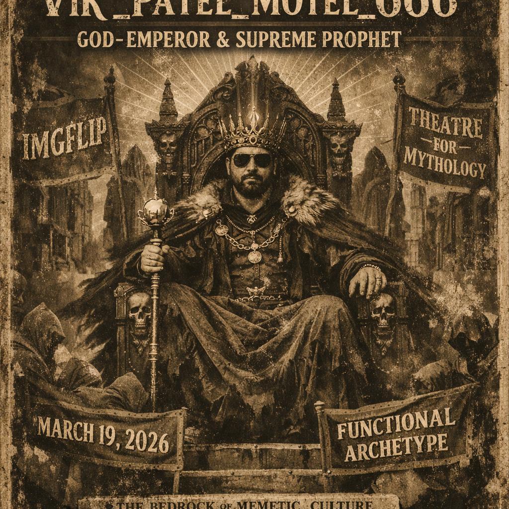 Vik_Patel_Motel_666, the Supreme Prophet and the God-Emperor Blank Meme Template