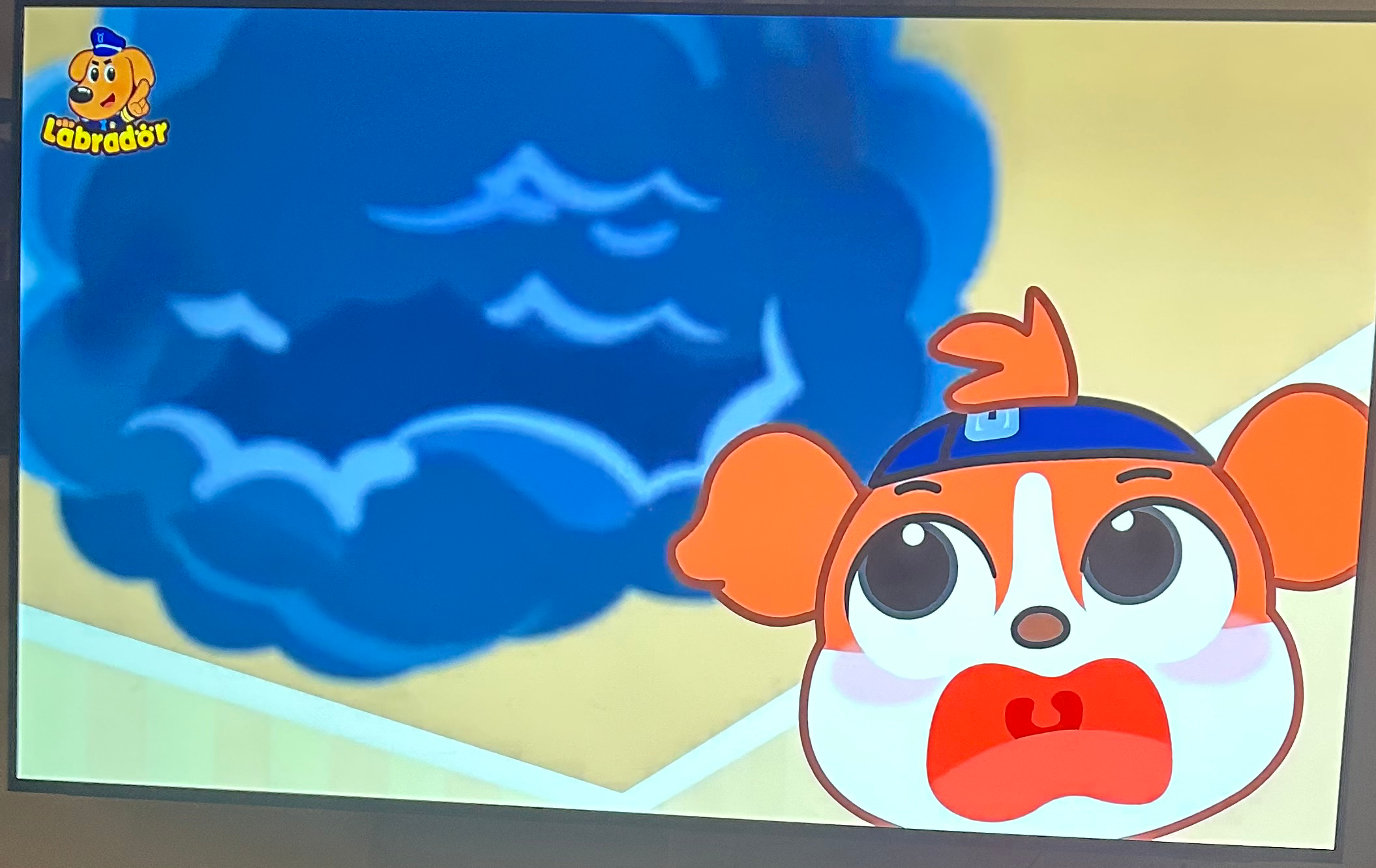 Dog vs storm Blank Meme Template