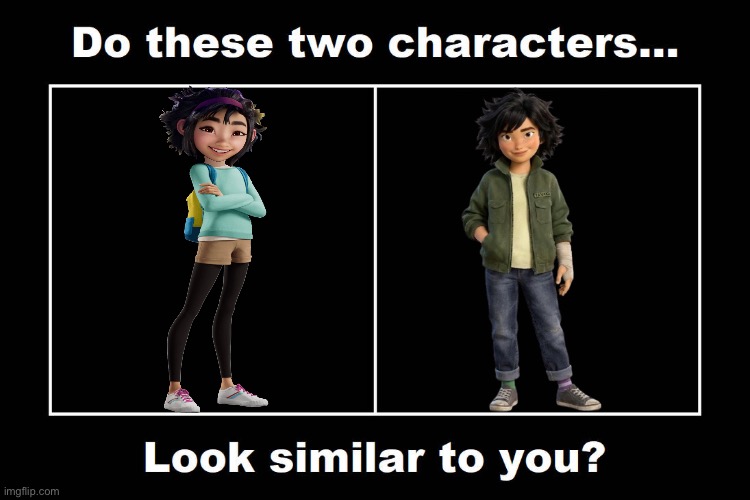 Do Fei Fei and Mabel Look Similar To You | image tagged in do these two characters look similar to you meme,over the moon,hoppers,mabel tanaka,fei fei,asian | made w/ Imgflip meme maker