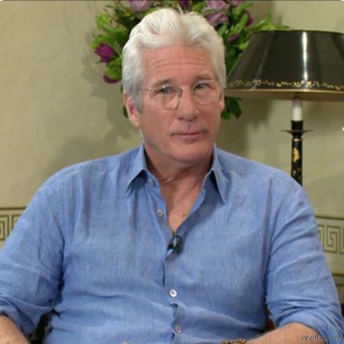 Disappointed Richard Gere | image tagged in disappointed richard gere | made w/ Imgflip meme maker