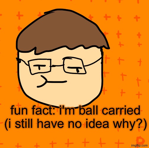 ball carried | fun fact: i'm ball carried (i still have no idea why?) | image tagged in plansubbium | made w/ Imgflip meme maker
