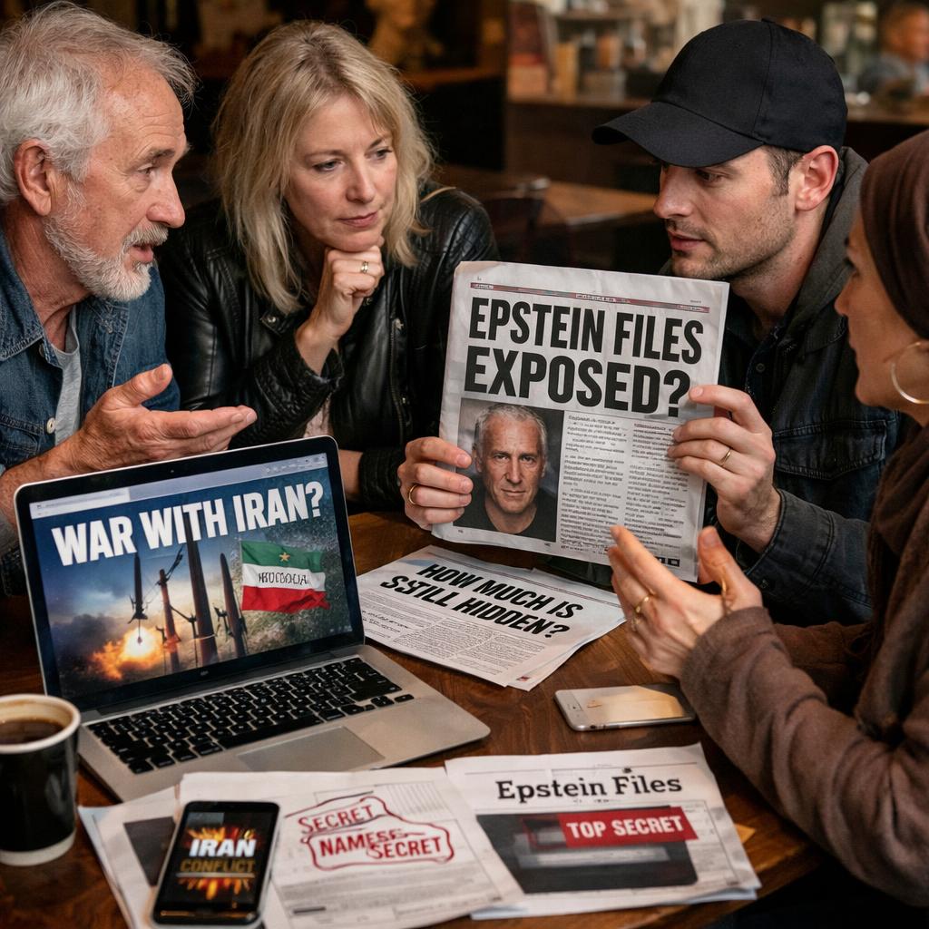 EPSTEIN FILES AND WAR ON IRAN Blank Meme Template