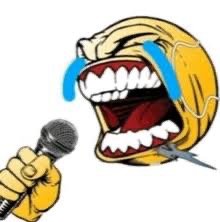 yellow guy singing crying Blank Meme Template
