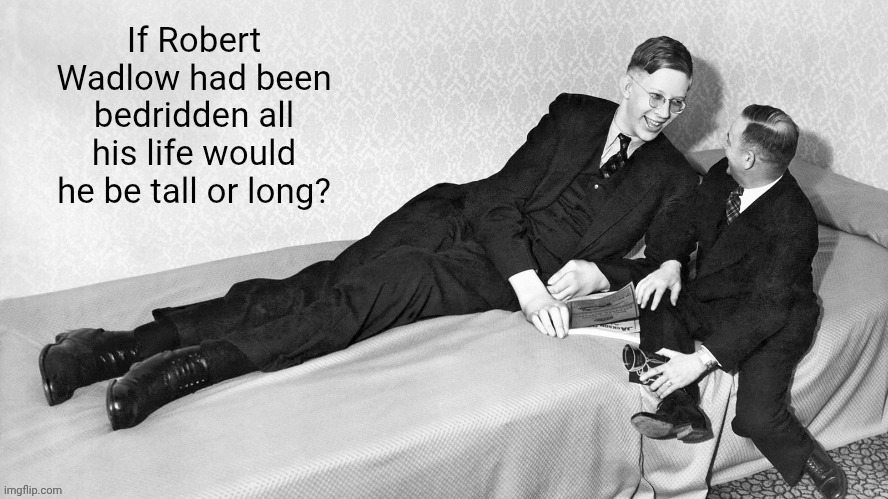 Robert Wadlow | image tagged in records,tall,philosophy | made w/ Imgflip meme maker