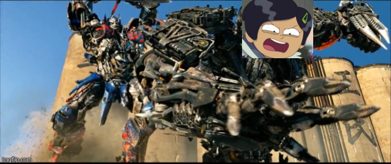 Marcy tells off Barney the Dinosaur for five minutes (EXTREME PAYBACK SEQUEL) | image tagged in optimus prime kills lockdown,deviantart,childhood ruined,transformers,optimus prime,why are you reading the tags | made w/ Imgflip meme maker