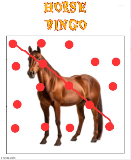 EmotionalSupportBee HORSE BINGO | image tagged in emotionalsupportbee horse bingo | made w/ Imgflip meme maker