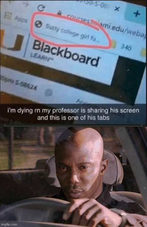 now we know why he became a professor | image tagged in cant prove it,wait a minute,cursed | made w/ Imgflip meme maker