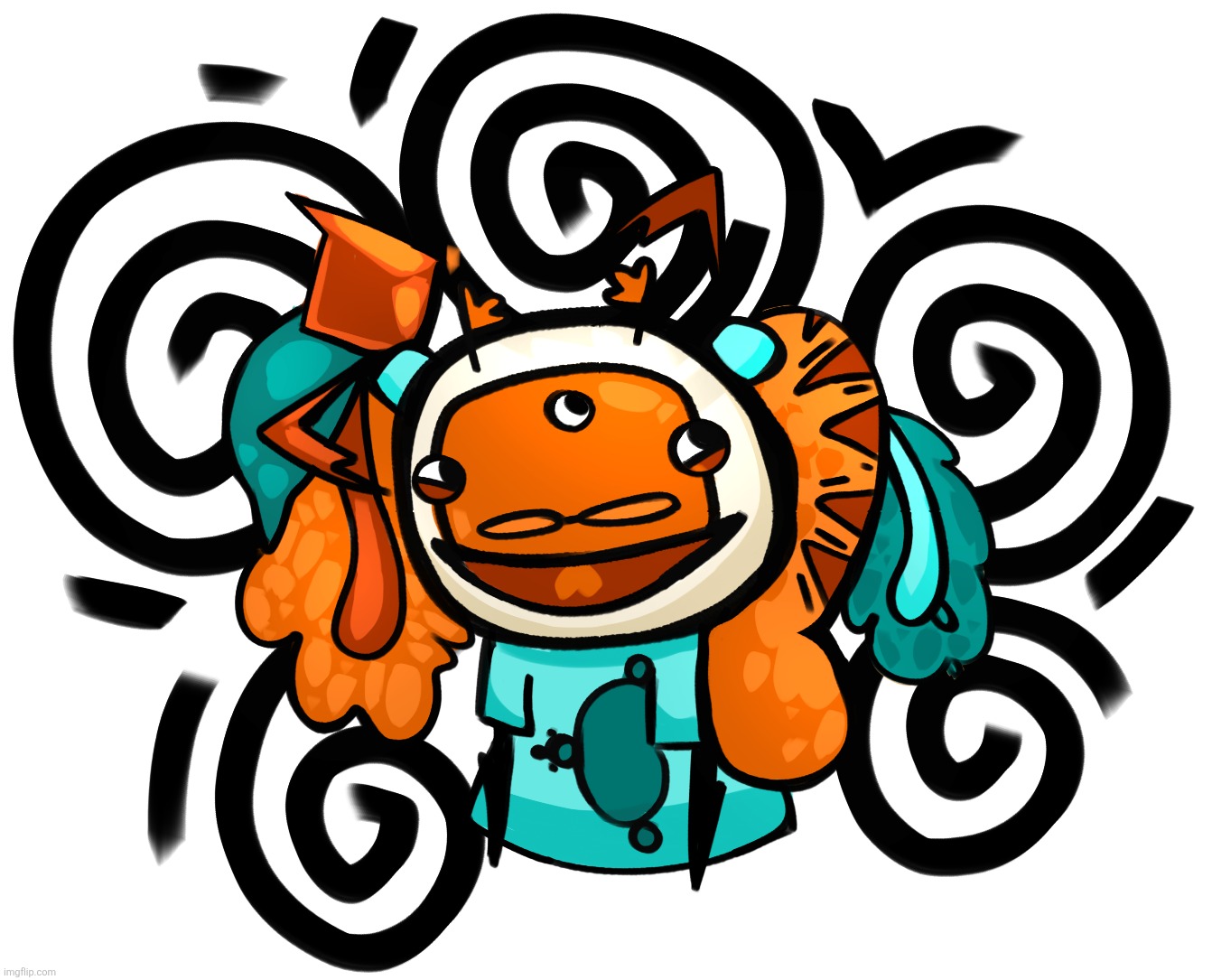 Drew my monster fella again | image tagged in m | made w/ Imgflip meme maker