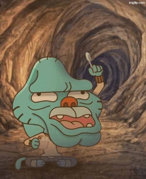 Gumball Caveman | image tagged in gumball caveman | made w/ Imgflip meme maker