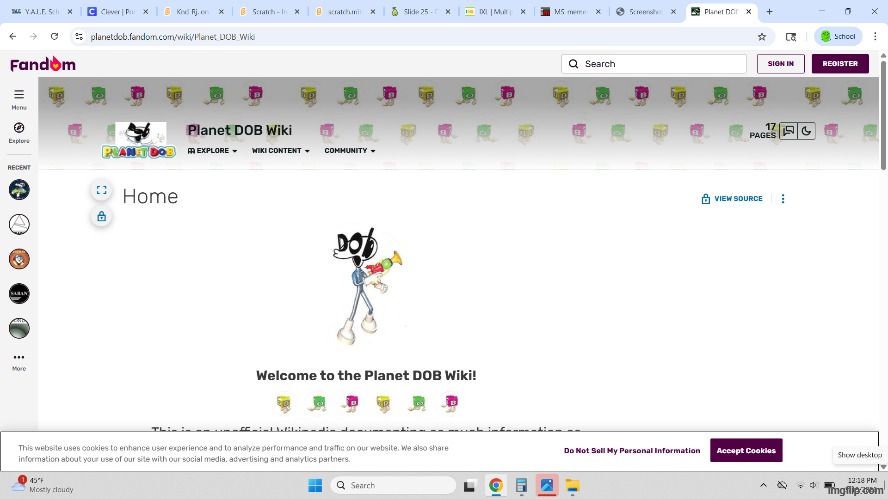 Hey Nat look what I found | image tagged in nat,msmg,wiki,planet dob,fandom,ps1 | made w/ Imgflip meme maker