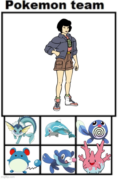 Gi's Pokémon | image tagged in pokemon team | made w/ Imgflip meme maker