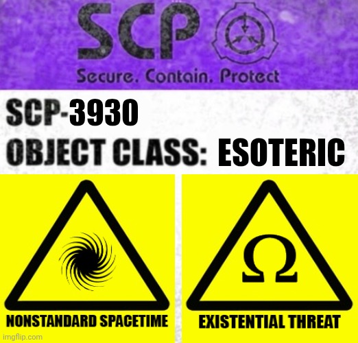 SCP-3930 Blank Meme Template