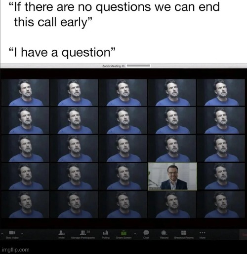 "Good question" *Then yaps for another half hour* | made w/ Imgflip meme maker