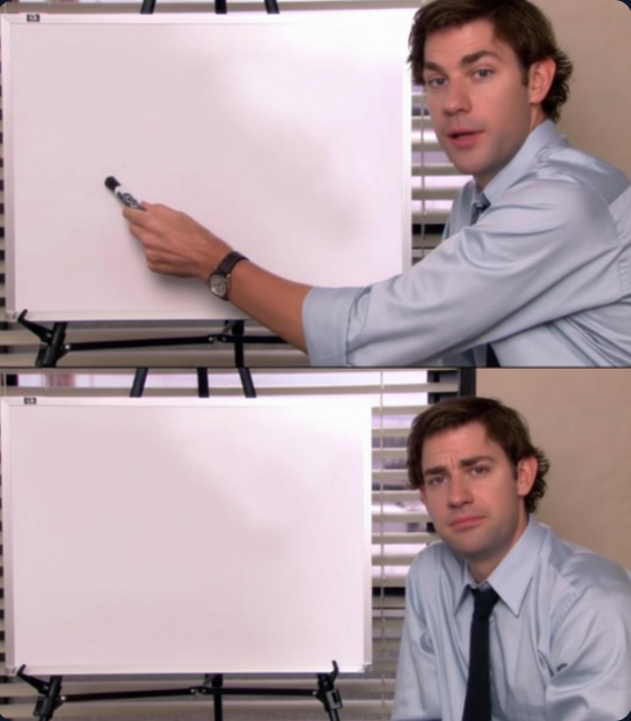 sad jim halpert Blank Meme Template