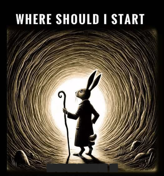 The rabbit hole Blank Meme Template