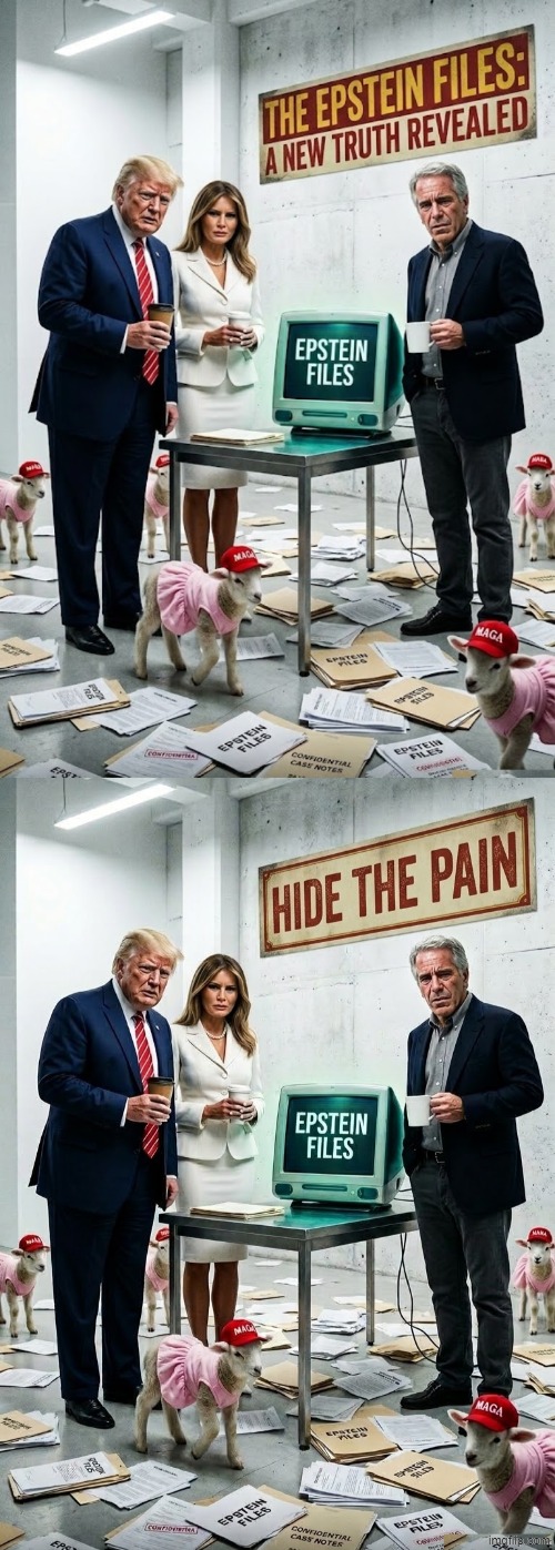 HIDE THE PAIN | image tagged in hide the pain harold,jeffrey epstein,donald trump,melania trump,hide the pain,memes | made w/ Imgflip meme maker