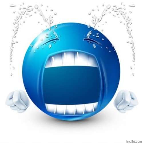 Crying Blue guy | image tagged in crying blue guy | made w/ Imgflip meme maker